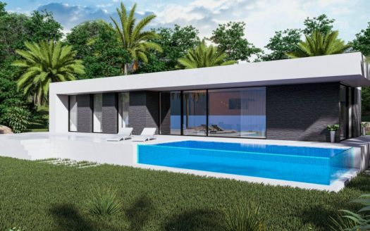 Villa de Diseño Moderno con Piscina y Vistas al Mar en Denia