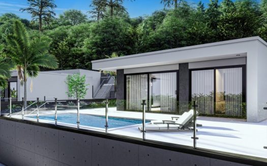 Nuevas Villas Modernas con Piscina Privada y Vistas al Mar en Monte Solana (Pedreguer)