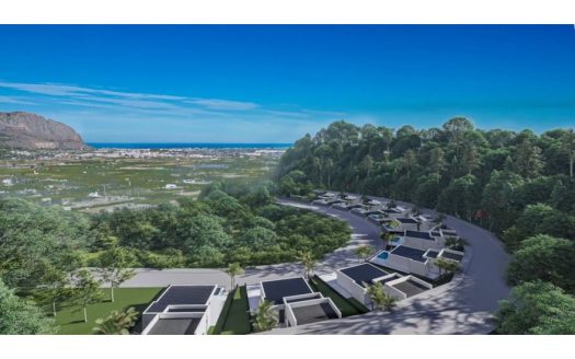 Nuevas Villas Modernas con Piscina Privada y Vistas al Mar en Monte Solana (Pedreguer)