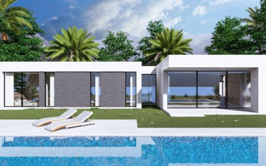 Villa Moderna con Piscina y Vistas al Mar en Denia