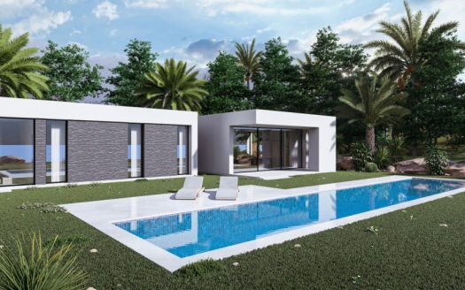 Villa Moderna con Piscina y Vistas al Mar en Denia