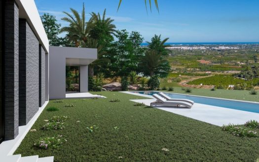 Villa Moderna con Piscina y Vistas al Mar en Denia